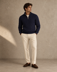 Como Cable Quarter Zip