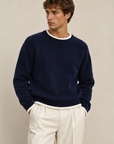 Bellagio Contrast Knit Sweater