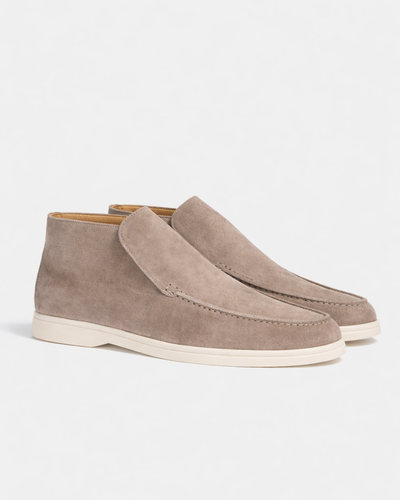 Cannes Suede High Loafers