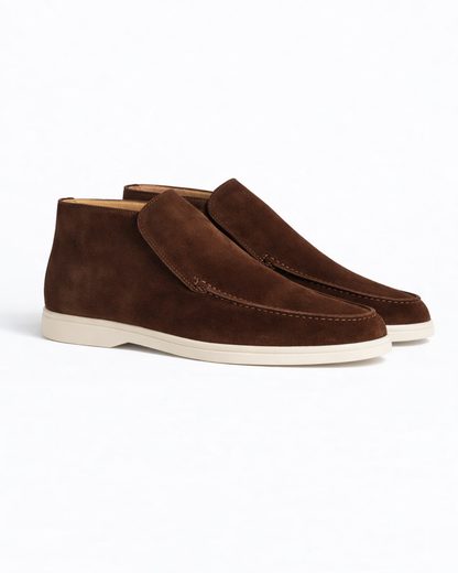 Cannes Suede High Loafers