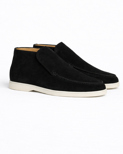 Cannes Suede High Loafers