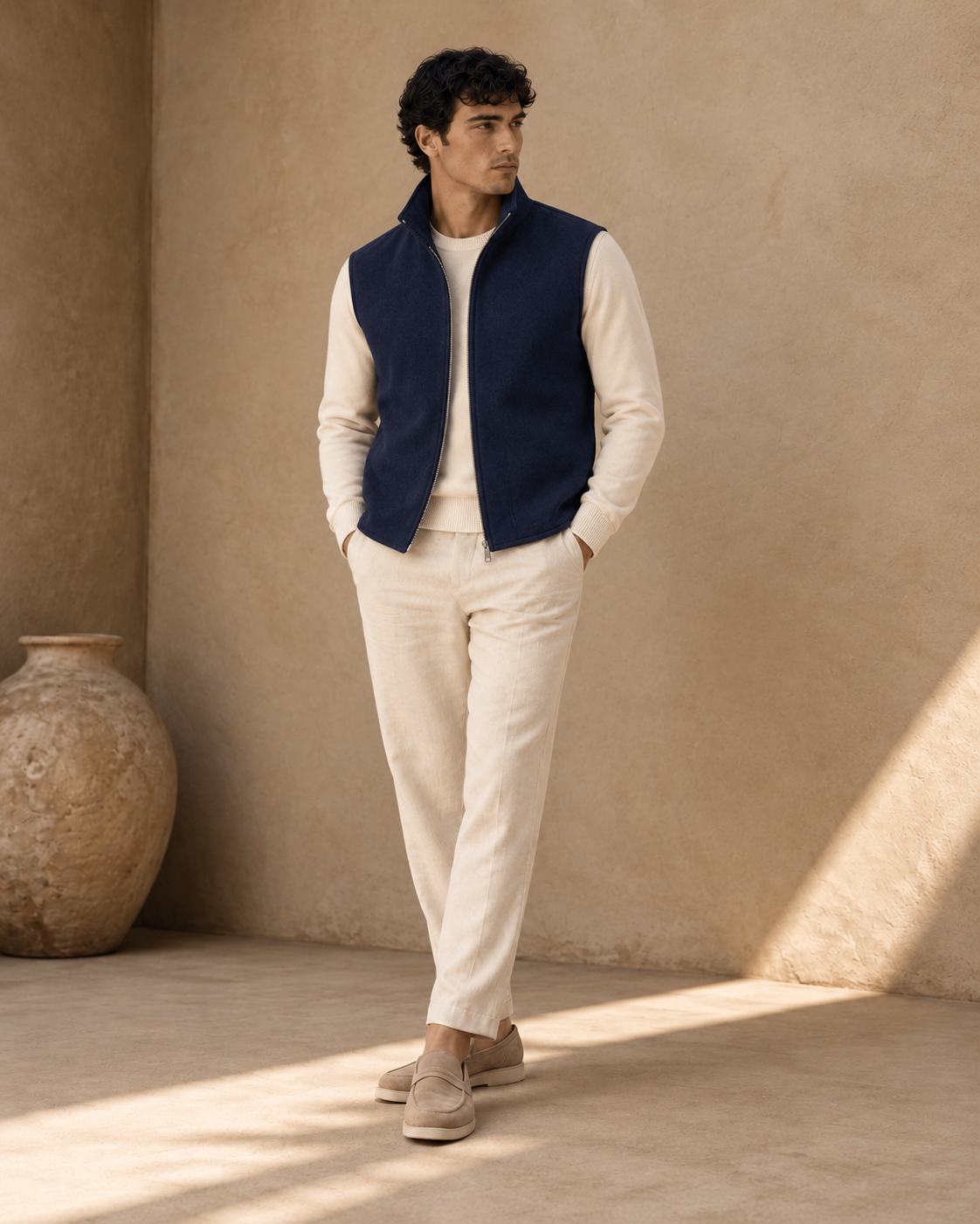 The Cortina Wool Gilet