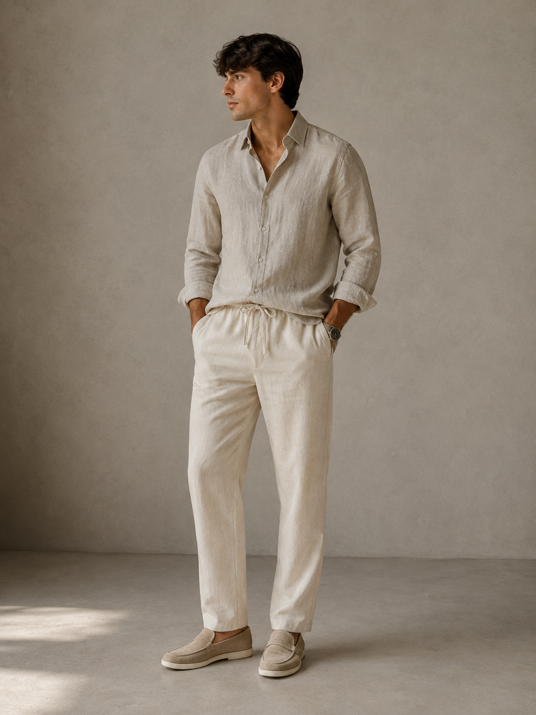 Capri Linen Pants
