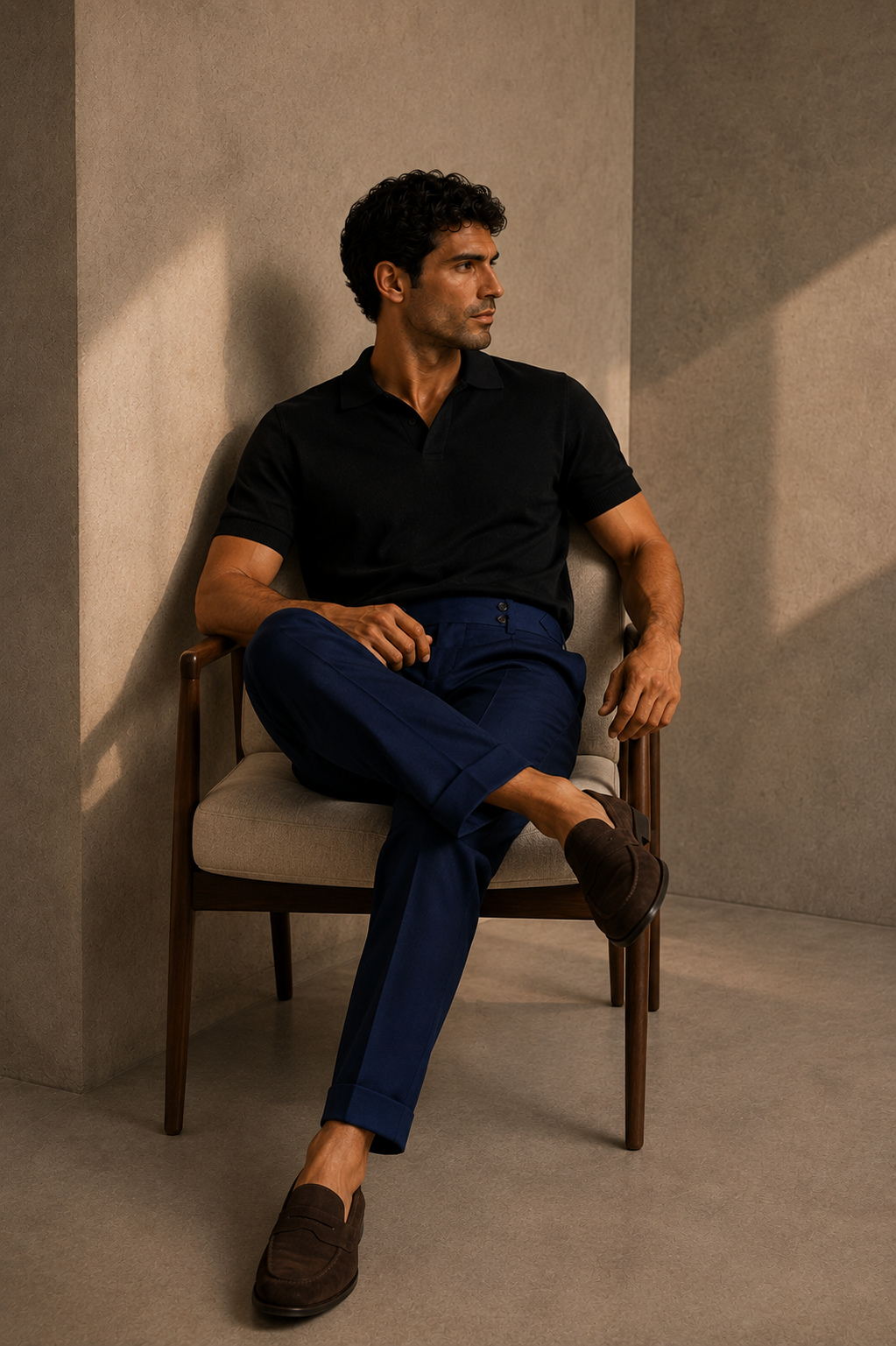 Tailored Pleat Trousers