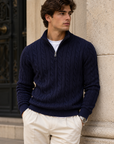 Como Cable Quarter Zip