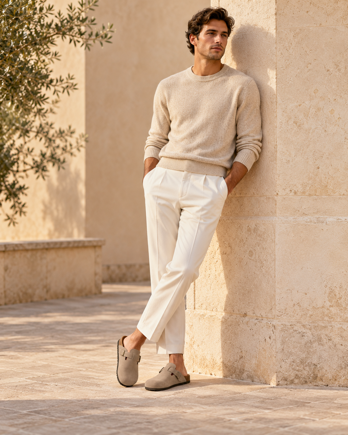 The Ravello Suede Clog